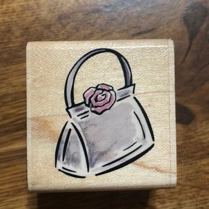 Handbag Rubber Stamp